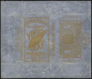Sale 1067, Lot 455, Revenues: Tax-Paid Tobacco Issues on Tin-Foil