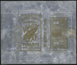 Sale 1067, Lot 459, Revenues: Tax-Paid Tobacco Issues on Tin-Foil