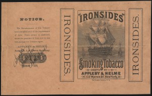 Sale 1067, Lot 488, Revenues: Tax-Paid Tobacco Issues on Paper