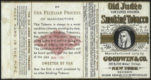 Sale 1067, Lot 495, Revenues: Tax-Paid Tobacco Issues on Paper