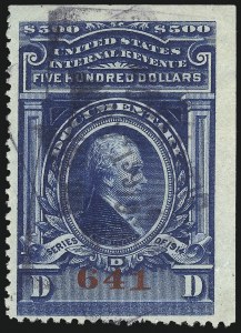 Sale 1067, Lot 578, Revenues: Documentary Issues