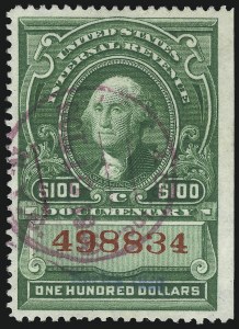 Sale 1067, Lot 581, Revenues: Documentary Issues
