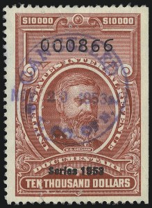 Sale 1067, Lot 591, Revenues: Documentary Issues