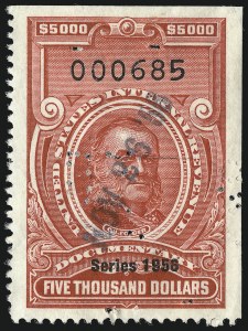 Sale 1067, Lot 593, Revenues: Documentary Issues