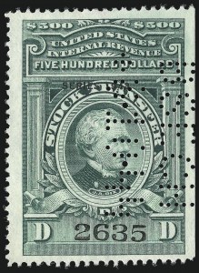 Sale 1067, Lot 619, Revenues: Proprietary thru Stock Transfer