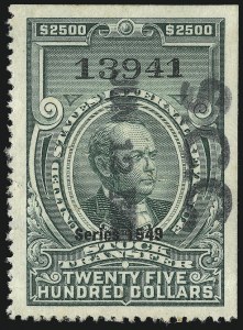 Sale 1067, Lot 623, Revenues: Proprietary thru Stock Transfer