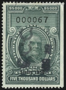 Sale 1067, Lot 626, Revenues: Proprietary thru Stock Transfer