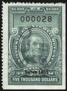 Sale 1067, Lot 628, Revenues: Proprietary thru Stock Transfer