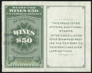 Sale 1067, Lot 633, Revenues: Wine thru Beer