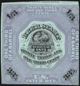 Sale 1067, Lot 649, Revenues: Wine thru Beer