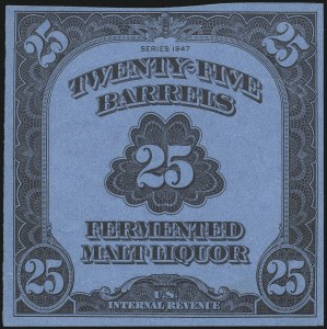 Sale 1067, Lot 669, Revenues: Wine thru Beer