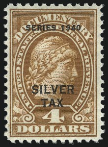 Sale 1067, Lot 674, Revenues: Playing Cards, Silver Tax, Narcotics