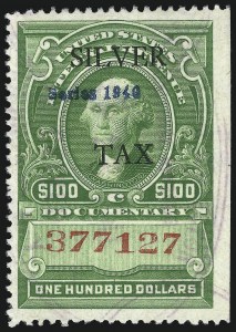 Sale 1067, Lot 677, Revenues: Playing Cards, Silver Tax, Narcotics