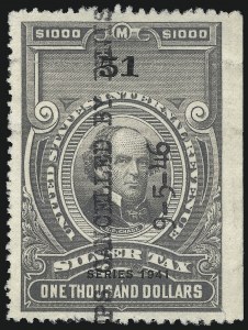 Sale 1067, Lot 679, Revenues: Playing Cards, Silver Tax, Narcotics