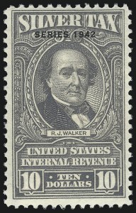 Sale 1067, Lot 680, Revenues: Playing Cards, Silver Tax, Narcotics