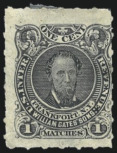 Sale 1067, Lot 704, Revenues: Private Die Proprietary - Match & Medicine