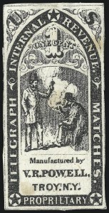 Sale 1067, Lot 708, Revenues: Private Die Proprietary - Match & Medicine