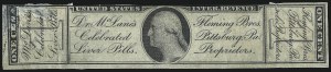 Sale 1067, Lot 720, Revenues: Private Die Proprietary - Match & Medicine