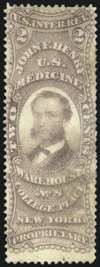 Sale 1067, Lot 722, Revenues: Private Die Proprietary - Match & Medicine