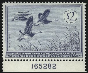 Sale Number 1067, Lot Number 755, Revenues: Hunting Permits thru Telegraph