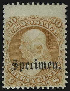 Sale 1067, Lot 825, Essays and Proofs, Specimen Ovpts.