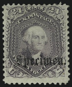 Sale 1067, Lot 826, Essays and Proofs, Specimen Ovpts.