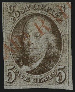 Sale 1067, Lot 859, 1847 Issue and 1875 Reproduction of 1847 Issue (Scott 1-4)