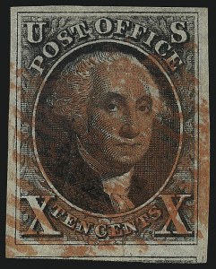 Sale 1067, Lot 868, 1847 Issue and 1875 Reproduction of 1847 Issue (Scott 1-4)