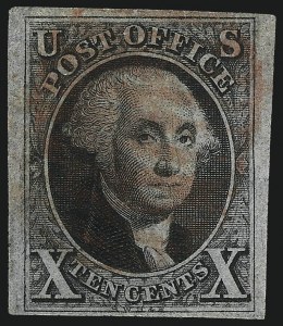 Sale 1067, Lot 870, 1847 Issue and 1875 Reproduction of 1847 Issue (Scott 1-4)