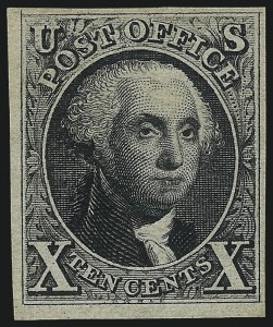 Sale 1067, Lot 875, 1847 Issue and 1875 Reproduction of 1847 Issue (Scott 1-4)