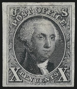 Sale 1067, Lot 877, 1847 Issue and 1875 Reproduction of 1847 Issue (Scott 1-4)