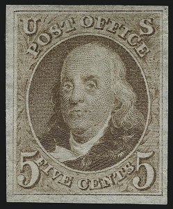 Sale 1067, Lot 879, 1847 Issue and 1875 Reproduction of 1847 Issue (Scott 1-4)