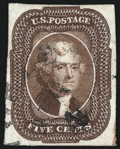 Sale 1067, Lot 893, 1c-12c 1851 Issue (Scott 5A-17)