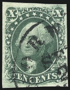 Sale 1067, Lot 911, 1c-12c 1851 Issue (Scott 5A-17)