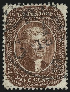 Sale Number 1067, Lot Number 939, 1c-5c 1857-60 Issue (Scott 18-30A)