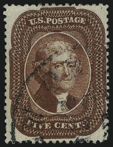 Sale 1067, Lot 943, 1c-5c 1857-60 Issue (Scott 18-30A)