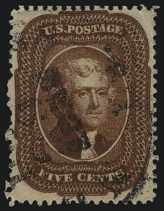 Sale 1067, Lot 944, 1c-5c 1857-60 Issue (Scott 18-30A)