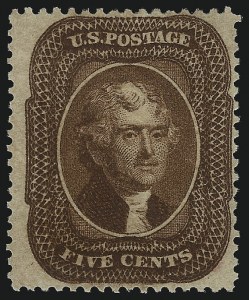 Sale 1067, Lot 948, 1c-5c 1857-60 Issue (Scott 18-30A)
