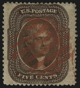 Sale 1067, Lot 952, 1c-5c 1857-60 Issue (Scott 18-30A)