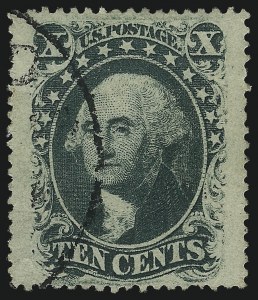 Sale 1067, Lot 967, 10c-90c 1857-60 Issue (Scott 31-39)