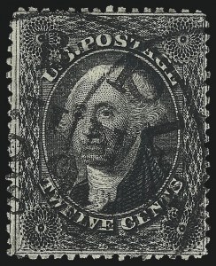 Sale 1067, Lot 978, 10c-90c 1857-60 Issue (Scott 31-39)