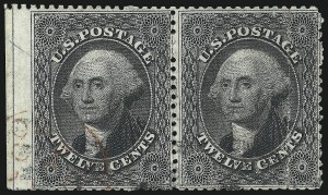 Sale 1067, Lot 979, 10c-90c 1857-60 Issue (Scott 31-39)