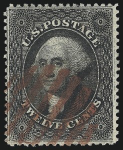 Sale 1067, Lot 982, 10c-90c 1857-60 Issue (Scott 31-39)