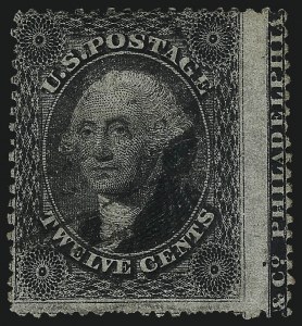 Sale 1067, Lot 983, 10c-90c 1857-60 Issue (Scott 31-39)