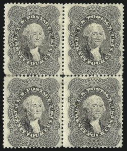 Sale 1067, Lot 985, 10c-90c 1857-60 Issue (Scott 31-39)