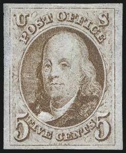 Sale 1068, Lot 1, 1847 Issue and 1875 Reproduction of 1847 Issue
