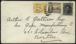 Sale 1068, Lot 1004, Hawaii: 1893 Provisional Ovpts.