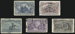 Sale 1068, Lot 177, 1893 Columbian thru 1894-98 Issues