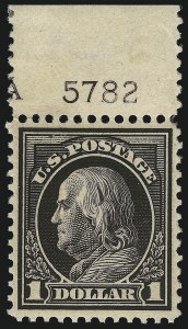 Sale 1068, Lot 264, Washington-Franklin Issues