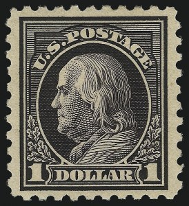 Sale 1068, Lot 285, Washington-Franklin Issues